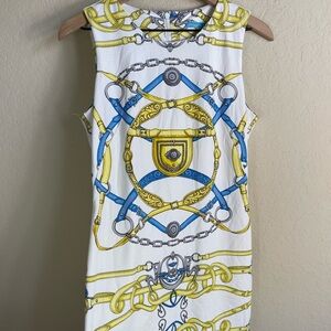 J. McLaughlin Sophia Chains Sleeveless Dress Size Small